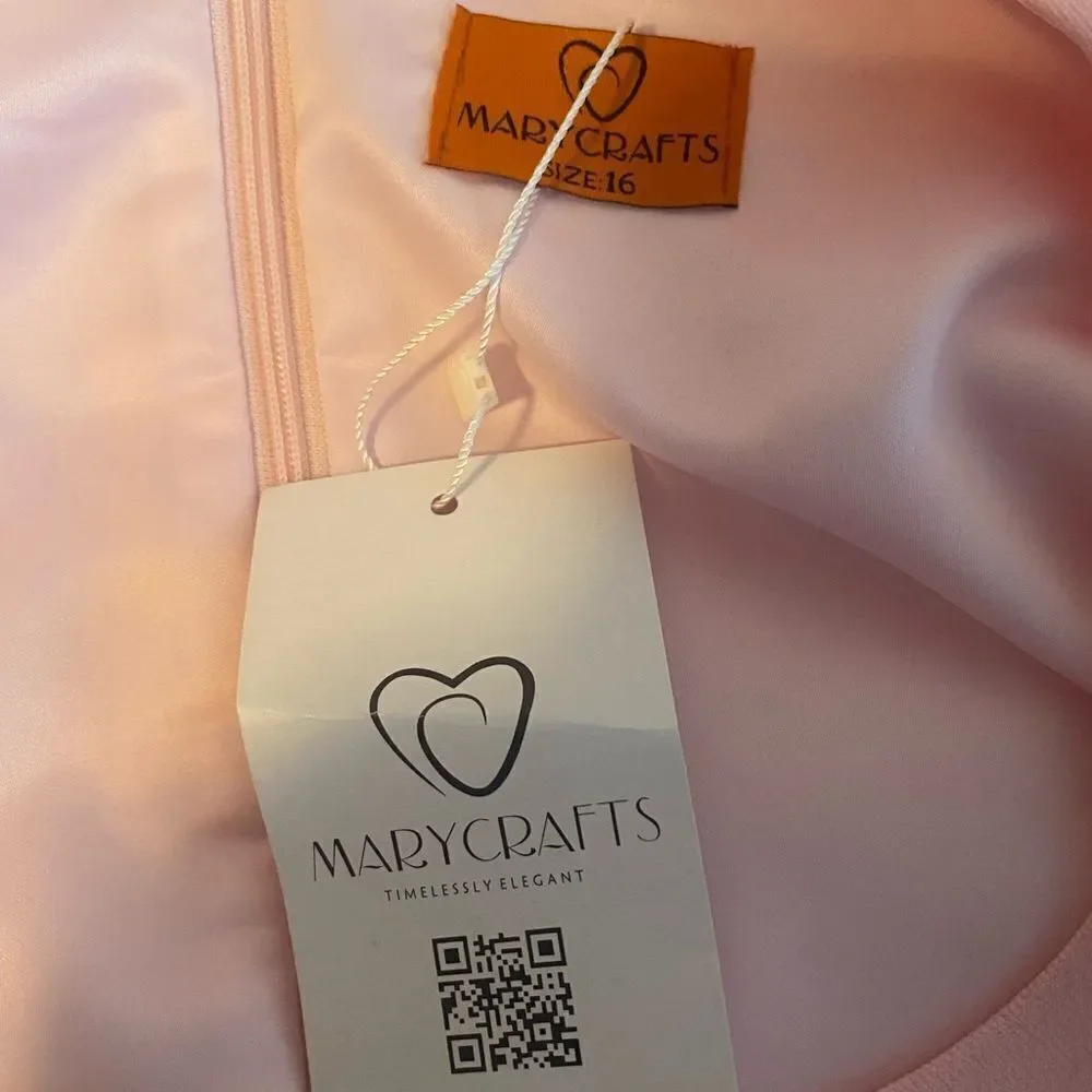 Mary Craft Elegant Pink skirt set, size 16